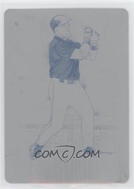 2002 Topps Gallery - [Base] - Press Plate Black #25.2 - Mike Piazza (Black Jersey) /1