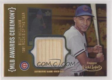 2002 Topps Gold Label - MLB Awards Ceremony Relic - Class 1 Gold #ACR-BW - Billy Williams /500