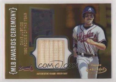 2002 Topps Gold Label - MLB Awards Ceremony Relic - Class 1 Gold #ACR-DJ - David Justice /500