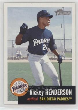 2002 Topps Heritage - [Base] #332 - Rickey Henderson