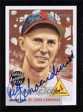 2002 Topps Heritage - Real One Autographs #RO-ASC - Red Schoendienst