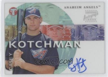 2002 Topps Pristine - Personal Endorsements Autographs #PE-CK - Casey Kotchman