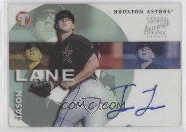 2002 Topps Pristine - Personal Endorsements Autographs #PE-JL - Jason Lane