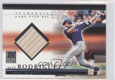 2002 Topps Reserve - Bats #TRB-AR - Alex Rodriguez