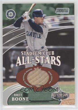 2002 Topps Stadium Club - All-Stars Relics #SCAS-BRB - Bret Boone /1200