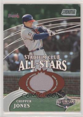 2002 Topps Stadium Club - All-Stars Relics #SCAS-CJ - Chipper Jones /1200 [EX to NM]