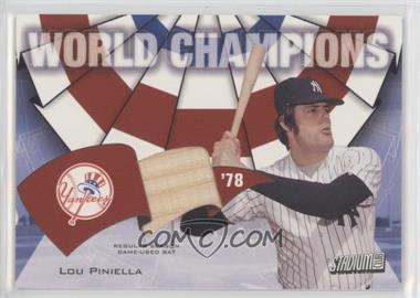 2002 Topps Stadium Club - World Champions Relics #WC-LVP - Lou Piniella