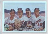 Dick Hall, Jim Palmer, Mike Cuellar, Dave McNally #/1,970