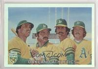 Reggie Jackson, Sal Bando, Rollie Fingers, Catfish Hunter #/1,974