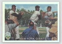 Monte Irvin, Dusty Rhodes, Willie Mays #/1,954