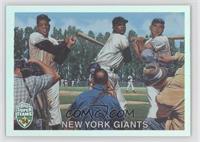 Monte Irvin, Dusty Rhodes, Willie Mays #/1,954