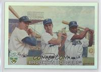 Duke Snider, Pee Wee Reese, Jackie Robinson #/1,955