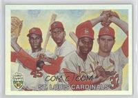 Bob Gibson, Orlando Cepeda, Lou Brock, Steve Carlton #/1,967