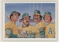 Reggie Jackson, Sal Bando, Rollie Fingers, Catfish Hunter