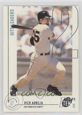 2002 Topps Ten - [Base] #2 - Rich Aurilia