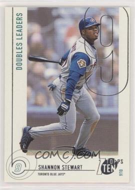 2002 Topps Ten - [Base] #20 - Shannon Stewart