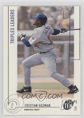 2002 Topps Ten - [Base] #21 - Cristian Guzman