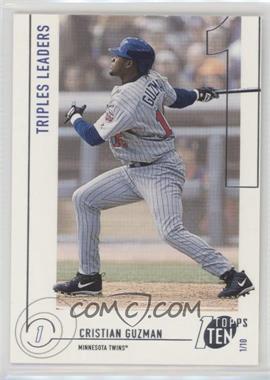 2002 Topps Ten - [Base] #21 - Cristian Guzman