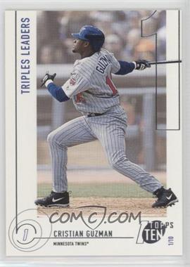 2002 Topps Ten - [Base] #21 - Cristian Guzman