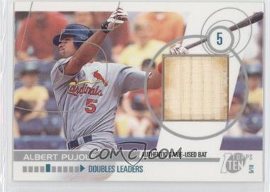 2002 Topps Ten - Relics #TTR-AP - Albert Pujols