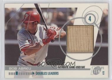 2002 Topps Ten - Relics #TTR-BA - Bobby Abreu