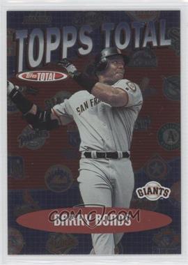 2002 Topps Total - Topps Total #TT5 - Barry Bonds