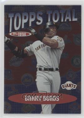 2002 Topps Total - Topps Total #TT5 - Barry Bonds