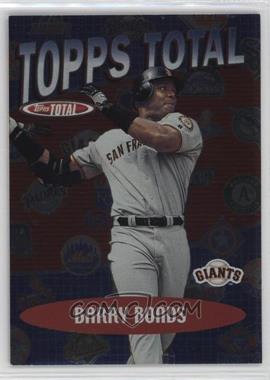 2002 Topps Total - Topps Total #TT5 - Barry Bonds