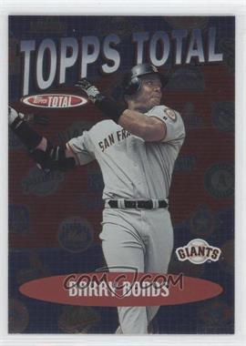 2002 Topps Total - Topps Total #TT5 - Barry Bonds