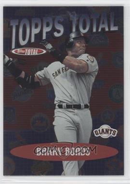 2002 Topps Total - Topps Total #TT5 - Barry Bonds