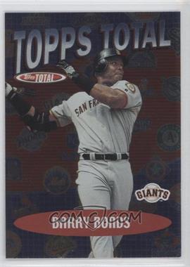 2002 Topps Total - Topps Total #TT5 - Barry Bonds