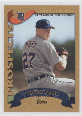 2002 Topps Traded - [Base] - Gold #T132 - Prospects - Tommy Marx /2002