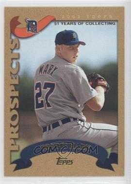 2002 Topps Traded - [Base] - Gold #T132 - Prospects - Tommy Marx /2002