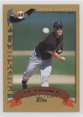 2002 Topps Traded - [Base] - Gold #T222 - Prospects - Jeff Verplancke /2002