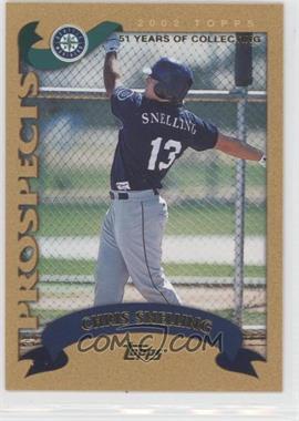2002 Topps Traded - [Base] - Gold #T225 - Prospects - Chris Snelling /2002