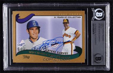 2002 Topps Traded - [Base] - Gold #T268 - Who Would Have Thought - Steve Garvey /2002 [BAS Authentic]