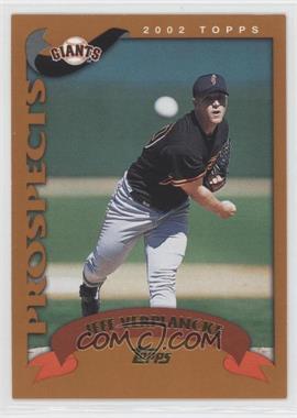 2002 Topps Traded - [Base] #T222 - Prospects - Jeff Verplancke