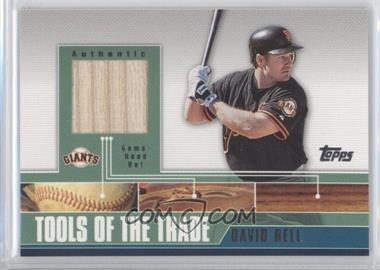 2002 Topps Traded - Tools of the Trade - Relics #TTRR-DB - David Bell