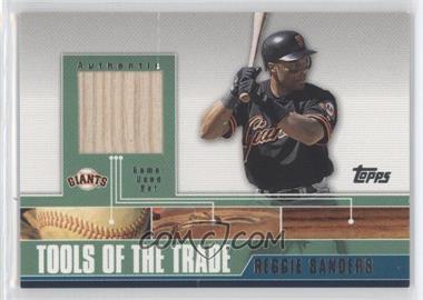 2002 Topps Traded - Tools of the Trade - Relics #TTRR-RS - Reggie Sanders
