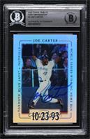 Joe Carter [BAS BGS Authentic] #/83