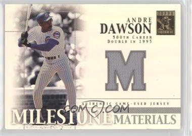 2002 Topps Tribute - Milestone Materials #MIM-AD - Andre Dawson