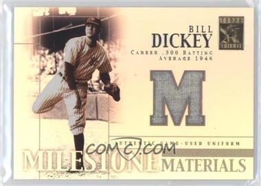 2002 Topps Tribute - Milestone Materials #MIM-BD - Bill Dickey