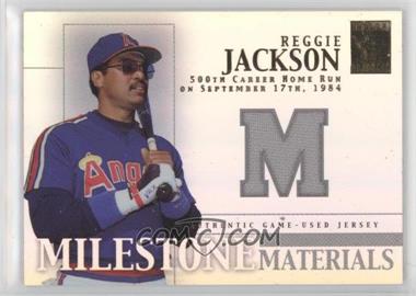 2002 Topps Tribute - Milestone Materials #MIM-RJ - Reggie Jackson
