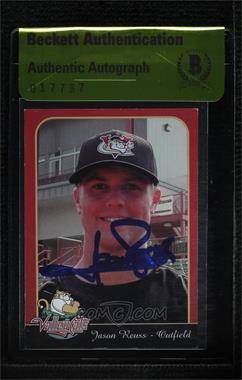 2002 Tri-City ValleyCats Team Issue - [Base] #_JARE - Jason Reuss [BAS Beckett Auth Sticker]