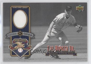 2002 Upper Deck - AL Centennial Jerseys #ALJ-CR - Cal Ripken Jr.