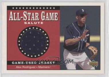 2002 Upper Deck - All-Star Game Salute Jerseys #SJ-AR1 - Alex Rodriguez