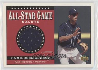 2002 Upper Deck - All-Star Game Salute Jerseys #SJ-AR1 - Alex Rodriguez
