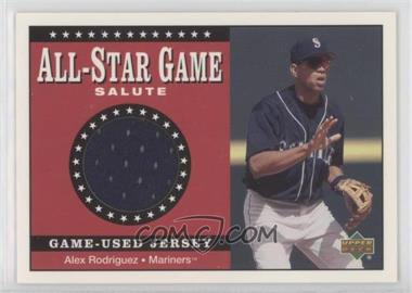 2002 Upper Deck - All-Star Game Salute Jerseys #SJ-AR1 - Alex Rodriguez