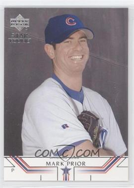 2002 Upper Deck - [Base] #1 - Star Rookie - Mark Prior