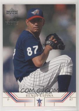 2002 Upper Deck - [Base] #33 - Star Rookie - Rendy Espina